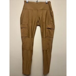Alpine design women's high rise leggings/pants, medium, light brown NWT‎